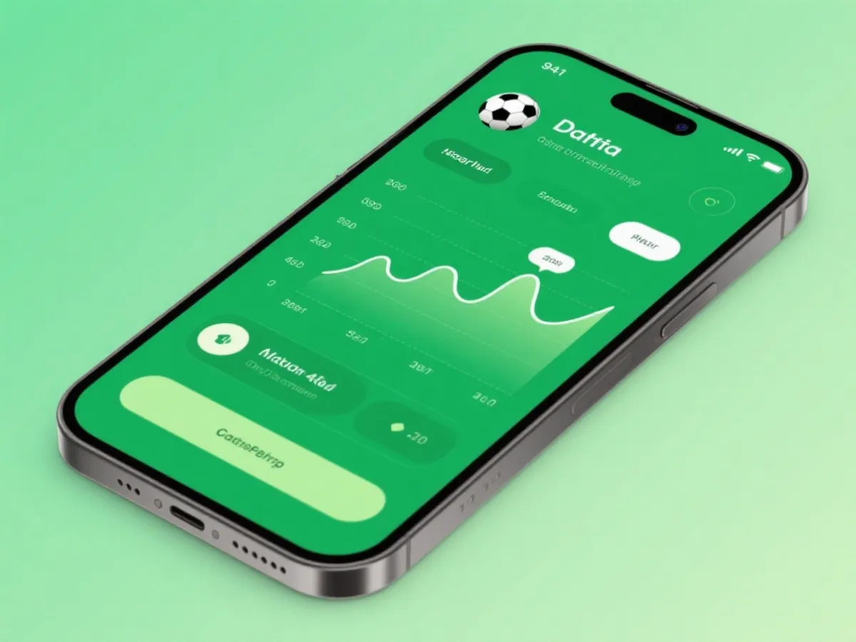 App 界面预览 - 比赛数据与AI分析